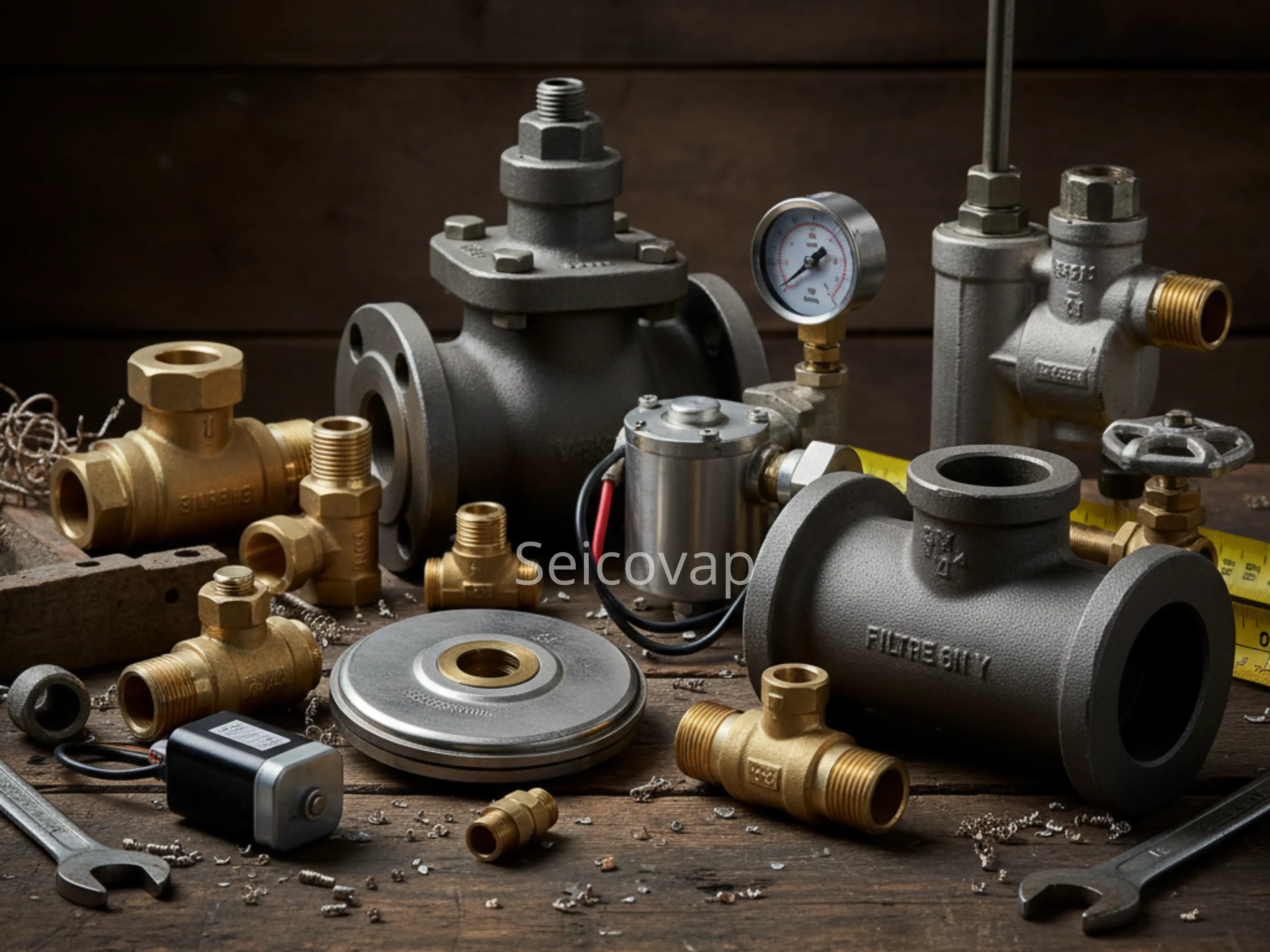 Robinets à boisseau sphériques HP/à soupape/ passage direct en laiton/ASTM A105/fonte/Inox, Vannes motorisées, Vannes élastomères, Vannes papillons, Vannes à diaphragme, à guillotine, à piston, vannes de régulation